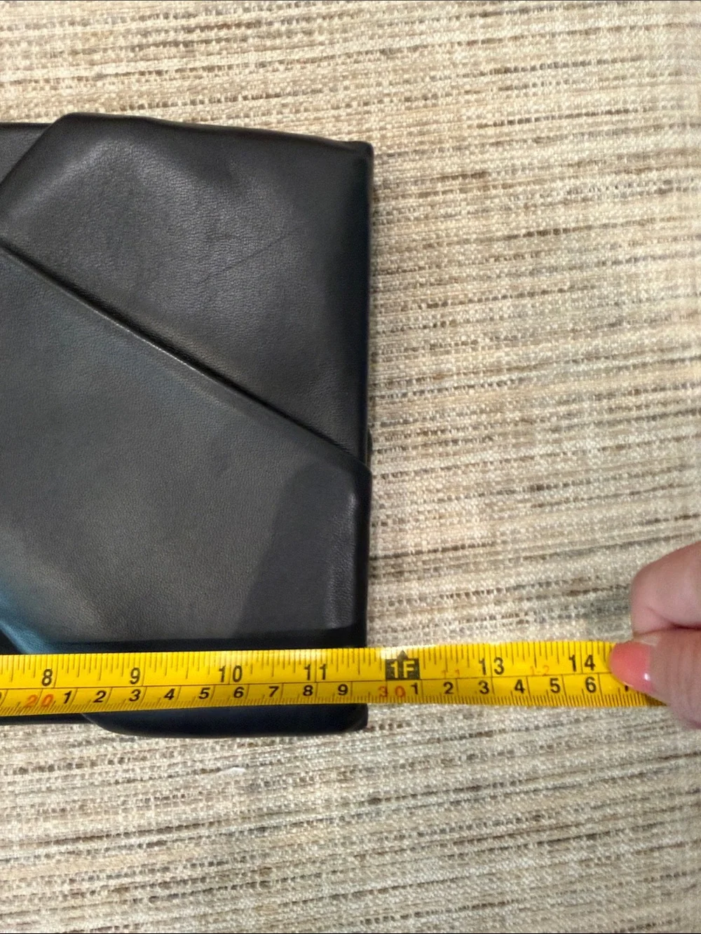 Alexander Wang Black Folded Leather Clutch Super Chic!